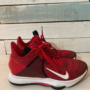 Red Nike Basketball Shoes